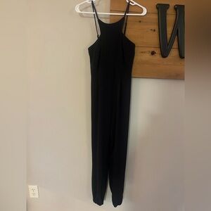 Fire Los Angeles Black Spaghetti-Strap Jumpsuit